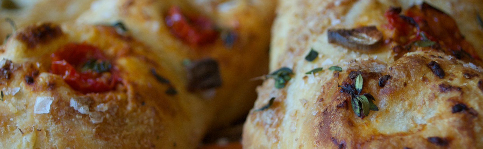 crusty Italian bread with tomato
